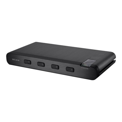 Belkin F1dn104e-3 4-port Advanced Secure Dual-head Dvi-i Kvm Switch