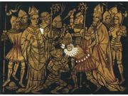 France Trial By Combat Ntwo Bishops Stand As Judges During A Duel In Medieval France Enamel Champleve From Limoges 14th Century Poster Print By  (18 X 24)