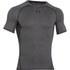 Under Armour Men's Armour Heat Gear Short Sleeve Training T-Shirt - Carbon Heather/Black