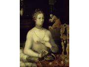 Lady At Her Dressing Table , (dame En Sa Toilette) , School Of Fontainebleau (16th C). , Musee Des Beaux-arts, Dijon,