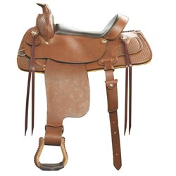 Hadlock Draft Western Saddle 16'' Chocolate