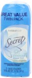 Secret Deodorant Shower Fresh Solid 2.6oz Great Valu Twin Pk