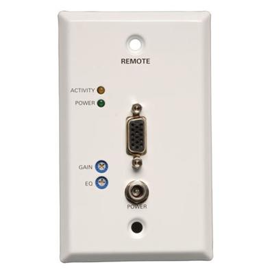 Tripplite B132-100-wp-1 Vga Over Cat5/cat6 Video Receiver Rj45 Type Wallplate Taa / Gsa 1000' - Video Extender - Taa  Government Gsa
