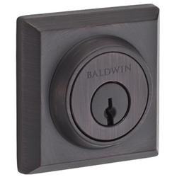 Baldwin SC.TSD Traditional Square Keyed Entry Single Cylinder Deadbolt