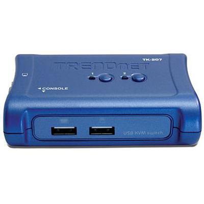 Trendnet Tk-207k 2-port Usb Kvm Switch Kit