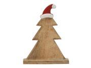 Adorable Wooden Carved Christmas Tree