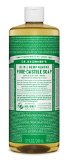 Dr. Bronner's Magic Soaps Pure-Castile Soap, 18-in-1 Hemp Almond, 32-Ounce Bottles (Pack of 2)