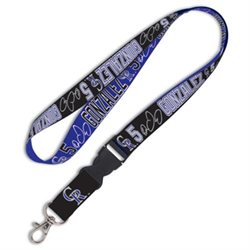Colorado Rockies Carlos Gonzales #5 Lanyard