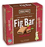 Nature's Bakery Whole Wheat Fig Bar, Raspberry, Vegan   Non-GMO, 6 Count (Pack of 12)