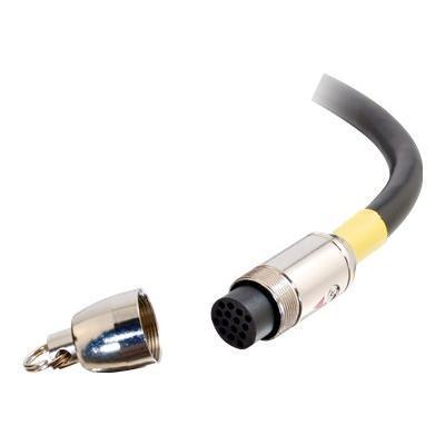 Cables To Go 42143 Rapidrun Cl2-rated Pc Runner Cable - Video / Audio Cable - 26/28 Awg - Muvi Connector (f) To Muvi Connector (f) - 150 Ft - Shielded - Black