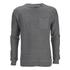 Brave Soul Men's Adler Textured Pocket Jumper - Mid Grey - L