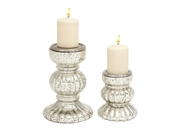 Benzara 28882 Mesmerizing Styled Glass Candle Holder