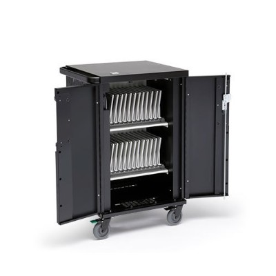 Bretford Manufacturing Tcorex36b Core X Charging Cart Ac For Up To 36 Devices With Rear Door