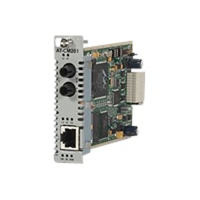 Allied Telesyn At-cm302 Converteon At-cm302 - Fiber Media Converter - 100mb Lan - 10base-t  100base-fx  100base-tx - Rj-45 / Sc Multi-mode - Up To 1.2 Miles - 1