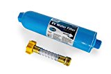 Camco TastePURE Water Filter with Flexible Hose Protector Greatly Reduces Bad Taste, Odors, Chlorine and Sediment in Drinking Water (40043)
