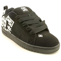 DC Court Graffik SE Mens Black Nubuck Leather Skate Shoes EU 42