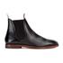 H Shoes by Hudson Men's Tamper Leather Chelsea Boots - Black - UK 11