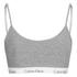Calvin Klein Women's CK One Logo Bralette - Grey Heather - M