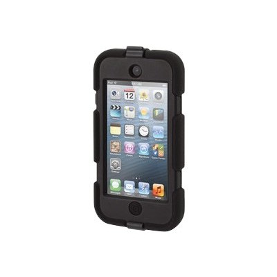 Griffin Gb35694-3 Survivor - Protective Case For Player - Silicone  Polycarbonate - Black - For Apple Ipod Touch (5g  6g)