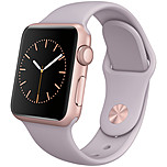 Apple Watch Mlch2ll/a 38mm Sport Smart Watch  - 340x272 Pixels  - Ieee 802.11b/g/n - 18hr -  Rose Gold Aluminum Case - Lavender Sport Band - Requires Iphone5 Or Later - Water Resistant