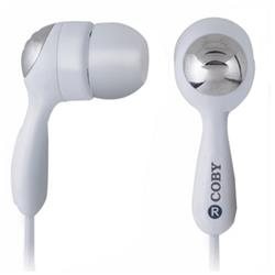 Coby Electronics CV-E92 Super Bass Digital Stereo Earphone - Cable - Stereo - 1 x 3.5 mm Stereo Plug (L-Shaped) - Ear-bud