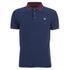 Lyle & Scott Vintage Men's Fairisle Collar Polo Shirt - Navy - XXL