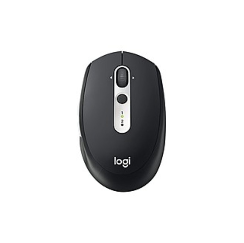 Logitech M585 Multi-device Multi-tasking Mouse - Optical - Wireless - Bluetooth/radio Frequency - Graphite - Usb - 1000 Dpi - Computer - Tilt Wheel -