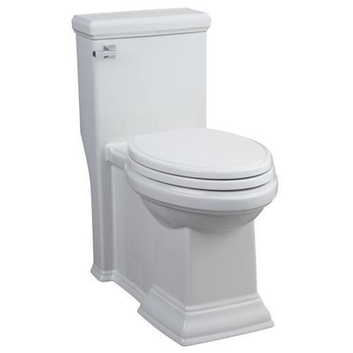 Town Square 1-Piece 1.28 GPF Toilet Elongated Toilet in White