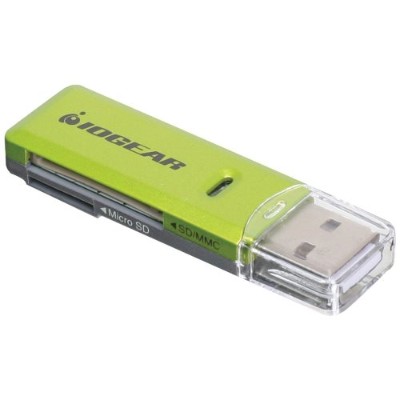 Iogear Gfr204sd Sd/microsd/mmc Card Reader/writer Gfr204sd - Card Reader ( Mmc  Rs-mmc  Microsd  Sdhc  Microsdhc  Sdxc ) - Hi-speed Usb