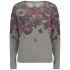 ONLY Women's Cherry Flowers Sweatshirt - Light Grey