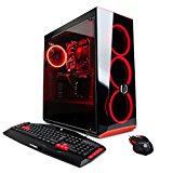 CYBERPOWERPC Gamer Xtreme GXIVR8020A5 Desktop Gaming PC (Intel i5-8400 6 Core Processor, AMD RX 580 4GB, 8GB DDR4 RAM, 1TB 7200RPM HDD, WiFi, Win 10 Home 64-bit), Black - VR Ready