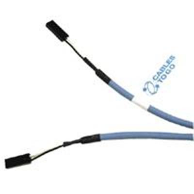 C2g 07090 2ft 2-pin Cd/dvd Digital Audio Cable - Audio (digital) Cable - 2 Pin Digital Audio (f) To 2 Pin Digital Audio (f) - 2 Ft - Black  White