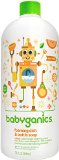 Babyganics Foaming Dish and Bottle Soap Refill, Citrus, 32oz Bottle