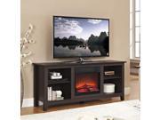 Espresso Fireplace Tv Stand
