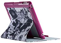 Speck Products Spk-a4096 Fitfolio Case For Ipad 2/3/4 - Vintage Bouquet Grey, Boysenberry Purple