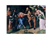 Posterazzi Sal900100387 Adulteress Brought Before Christ By Giorgione Oil On Canvas C1477-1510 Uk Scotland Glasgow Kelvingrove Art Poster Print - 18 X 24 In.
