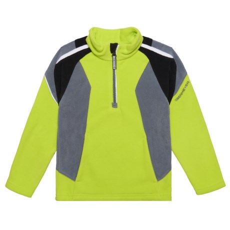 Ruckus Fleece Shirt - Zip Neck, Long Sleeve (for Little Boys)
