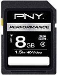 Pny P-sdhc8g4h-ge Performance 8 Gb Sdhc - Class 4 - 1 Card