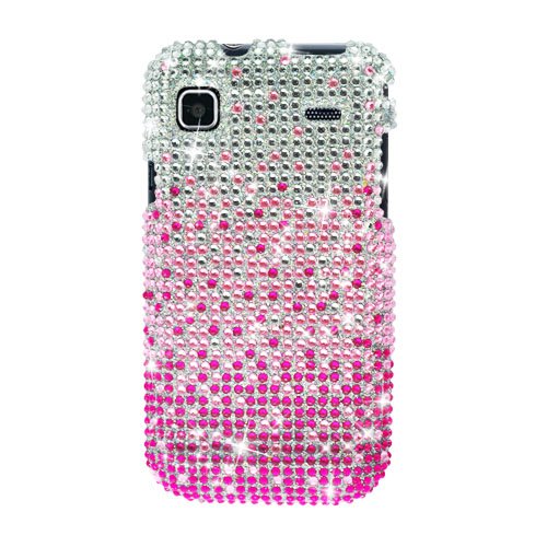 Pink Cascade - Samsung Vibrant (Galaxy S 4G) Gemstone Protector [SGH-T959, T-Mobile]