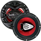 BOSS Audio CH6530 Car Speakers - 300 Watts Of Power Per Pair And 150 Watts Each, 6.5 Inch, Full Range, 3 Way, Sold in Pairs, Easy Mounting