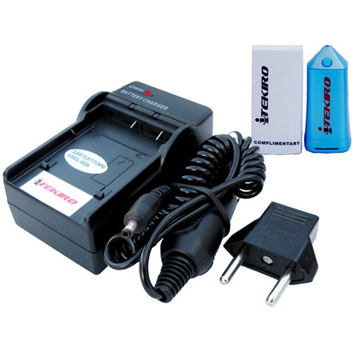 iTEKIRO Battery Charger Kit for Samsung VP-D65 with Free MP3 MP4 Mini Speaker