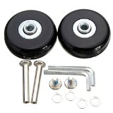 Mohoo 1 Pair Luggage Suitcase Replacement Wheels OD 50 (1.97'') 18 Axles 35 Repair Set for Luggage Suitcase