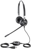 Jabra BIZ 2400 USB UC Duo Corded Headset for Softphone and Mobile Phone