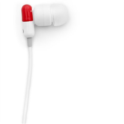 Capsule Ear Buds - Red by Kikkerland Design
