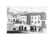 Posterazzi Dpi1861629 Carabiniers Resisting The Insurgents At Cartagena Murcia Province Spain During 3rd Carlist War From Illustrated London N Poster Print, 17