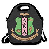 Alpha Kappa Alpha Logo AKA Lunch Bag Lunch Tote For Student Adult Men Women Girl Boy Lunch Holder