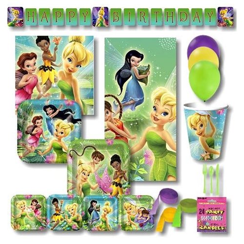 Tinkerbell Party Supplies Deluxe Pack