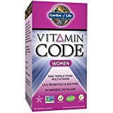 Garden of Life Multivitamin for Women - Vitamin Code Women's Raw Whole Food Vitamin Supplement with Probiotics, Vegetarian, 240 Capsules