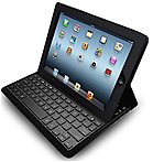 Adesso Compagno Air Bluetooth 3.0 Scissor-switch Keyboard & Folio Case Wkb-1020db