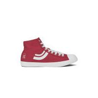 Jack & Jones Men's Camden Hi Top Trainers - Red/White